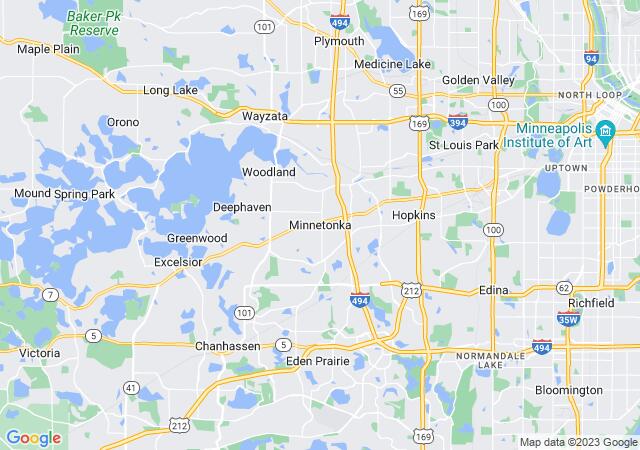 Google Map image for Minnetonka, Minnesota