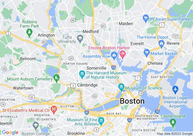 Google Map image for Somerville, Massachusetts